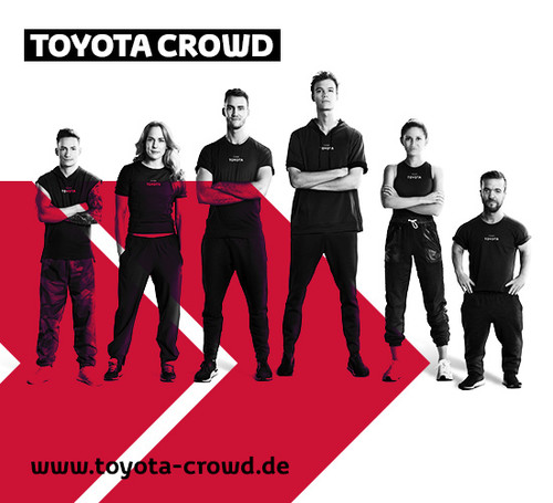 Die Sportler des inklusiven „Team Toyota“ sind Paten der Crowdfunding-Kampagne.