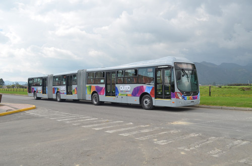 Die Volvo Bus Corporation hat den Auftrag für 80 Doppelgelenkbusse für das BRT- Schnellbusliniensystem der ecuadorianischen Hauptstadt Quito erhalten. 