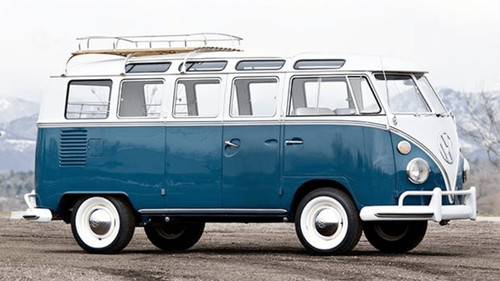 Dieser VW T1 Samba de Luxe (1967) erzielte 2013 bei einer Versteigerung 118 000 Euro.