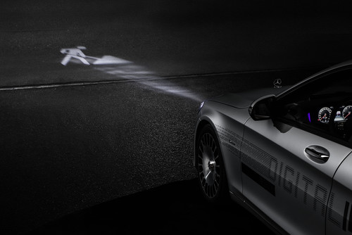 Digital Light des Mercedes-Maybach S-Klasse.