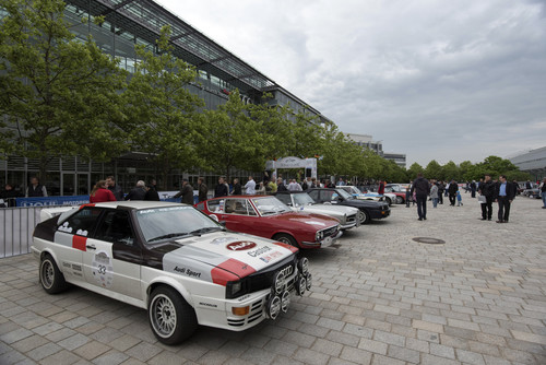 Donau Classic 2015: Quattro und weitere 4 Ringe zu Gast auf dem Audi Forum.