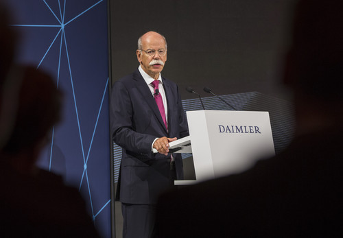 Dr. Dieter Zetsche, Vorstandsvorsitzender der Daimler AG.
