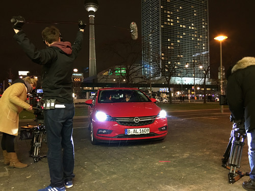 Dreh zur Opel-Web-Serie „Der Lack ist ab“.