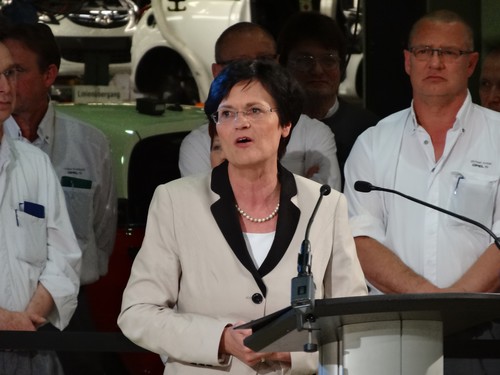 Drei Millionen Opel aus Eisenach: Thüringens Ministerpräsidentin Christine Lieberknecht.