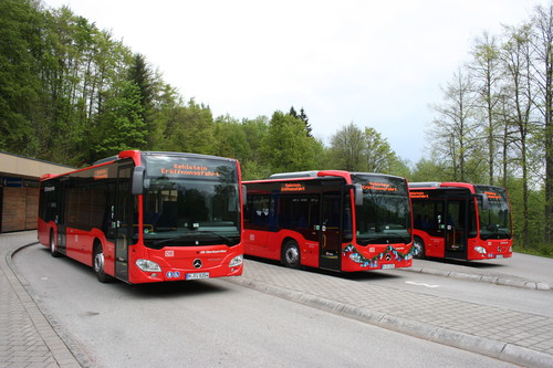 Drei neue Mercedes-Benz Citaro für Deutschlands steilste Busstrecke.