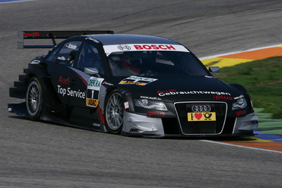 DTM-Auto des Titelverteidigers Timo Scheider vom Audi Sport Team Abt.