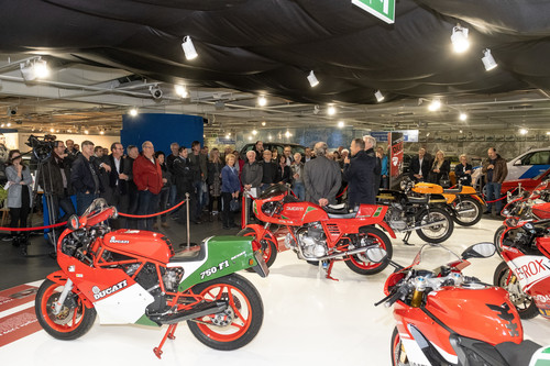 Ducati-Ausstellung im Automuseum von Volkswagen.