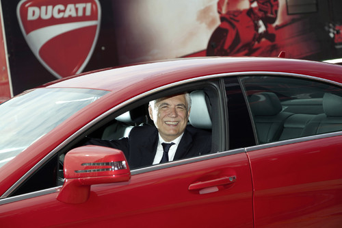 Ducati-Chef Gabriele del Torchio übernahm einen Mercedes-Benz CLS 63 AMG als Dienstwagen.