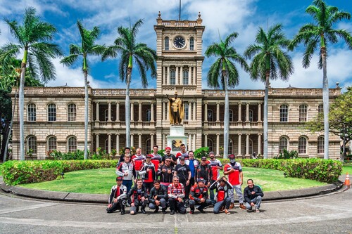 Ducati-Treffen „We ride as one“ auf Hawai.
