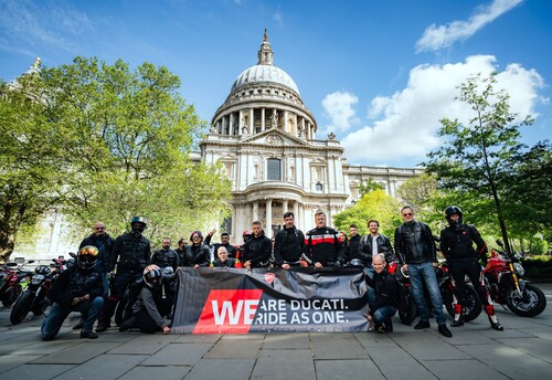Ducati-Treffen „We ride as one“ in London.
