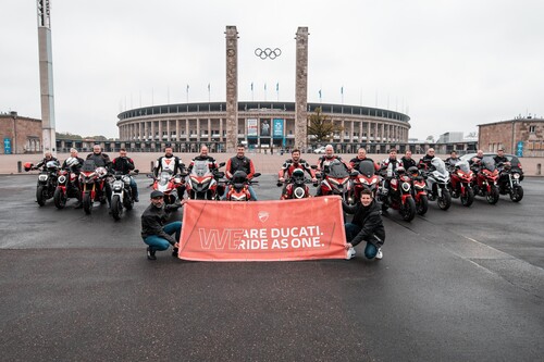 Ducati-Treffen „#WeRideAsOne“ in Berlin.
