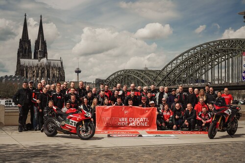 Ducati-Treffen „#WeRideAsOne“ in Köln.