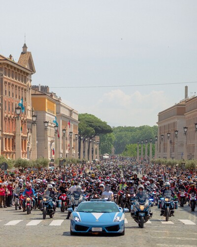 Ducati-Treffen „#WeRideAsOne“ in Rom.
