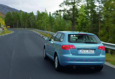 Efficiency Challenge: Audi A3 1.6 TDI in Norwegen.