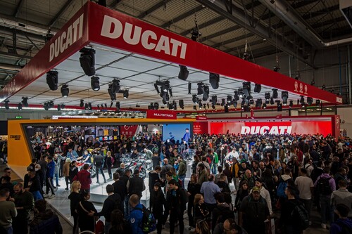 EICMA 2022: Messestand von Ducati.