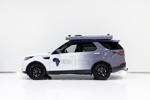 Ein Land Rover Discovery wurde für das „Mobile Malaria Project“ zum rollenden Labor umgebaut. 