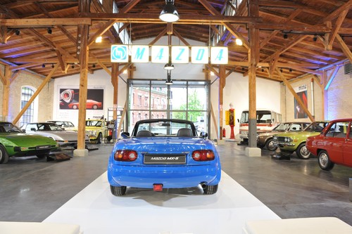 Ein MX-5 im Mazda-Museum in Augsburg.