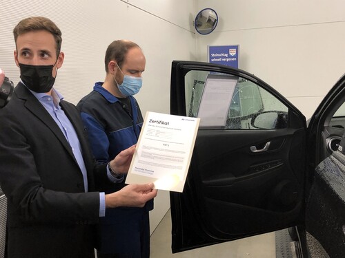 Elektroautos im Gebrauchtwagenprogramm Hyundai Promise erhalten ein Batteriezustandszertifikat.
