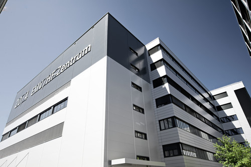 EMV- und HF-Prüfgebäude von Mercedes-Benz in Sindelfingen.