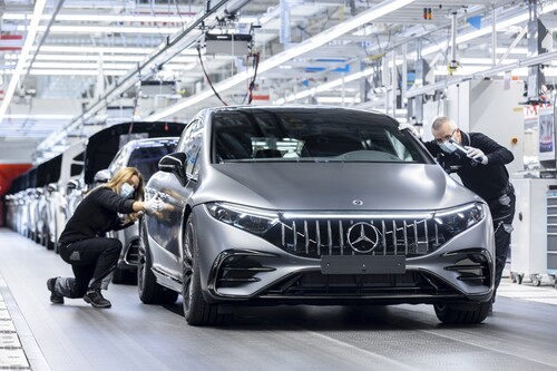 Endabnahme im Mercedes-Benz-Werk Sindelfigen.