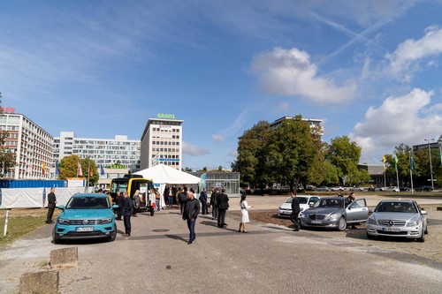 Eröffnung der Teststrecke für automatisiertes und vernetztes Fahren in Berlin.