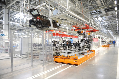 Eröffnung des BMW-Produktionswerks Tiexi.