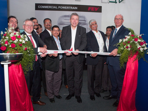 Eröffnung des FEV Mobilitätszentrums in Pune, Indien.