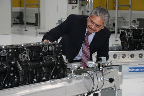 Eröffnung des VW-.Motorenwerks Silao: Produktionsanlauf-Manager Ruben Leal. 