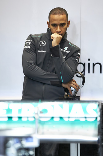 Erster Testtag in Jerez: Lewis Hamilton.
