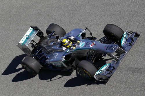 Erster Testtag in Jerez: Mercedes AMG Petronas.