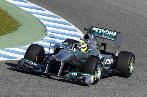 Erster Testtag in Jerez: Mercedes AMG Petronas.