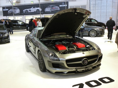 Essen 2011: Mercedes-Benz SLS AMG mit 700 Brabus-PS.