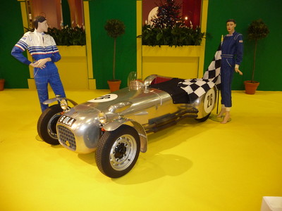 Essen Motor Show 2009: Lotus Mark 6 von 1954, 432 kg Leergewicht, 46 PS.