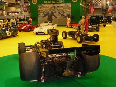 Essen Motor Show 2009: Renn-Legenden von Lotus bilden einen Schwerpunkt in der Halle der Klassiker und Oldtimer.