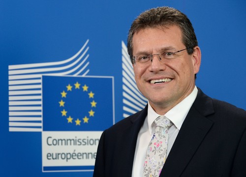 EU-Kommissar Maroš Šefčovič .