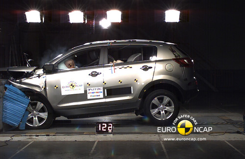 Euro NCAP-Crashtest: Kia Sportage.