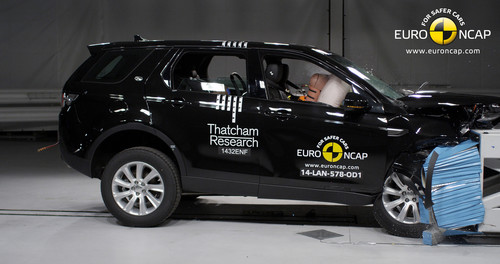 Euro-NCAP-Crashtest: Land Rover Discovery Sport.