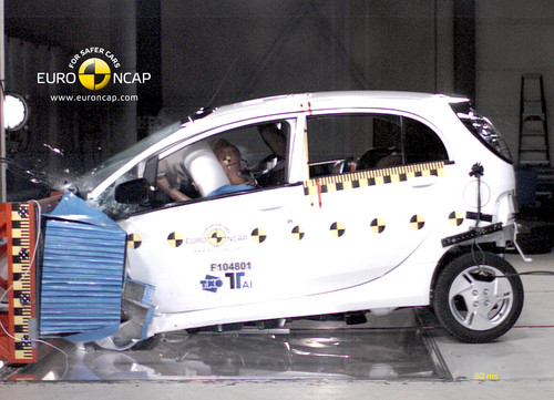 Euro-NCAP-Crashtest: Mitsubishi i-MiEV.