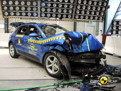 Euro-NCAP-Crashtest: Porsche Macan.