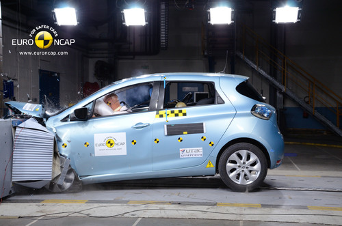Euro-NCAP-Crashtest: Renault Zoe.