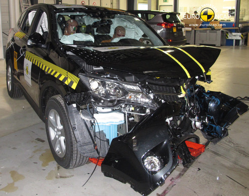 Euro-NCAP-Crashtest: Toyota RAV4.