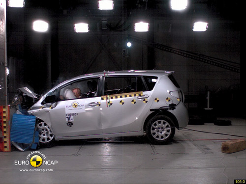 Euro NCAP-Crashtest: Toyota Verso.