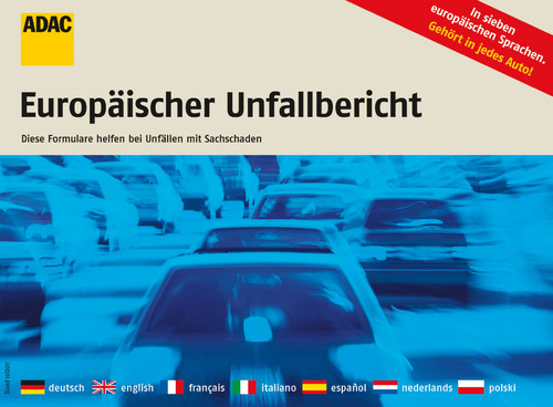 Europäischer Unfallbericht.