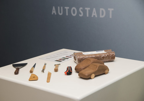 Exponate-Vorschau für die Ideen-Expo: Design-Werkstatt zum Konstruktionsprojekt „Cuno Bistram“ der Autostadt in Wolfsburg.