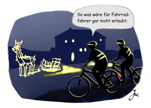 Fahrradbeleuchtung.