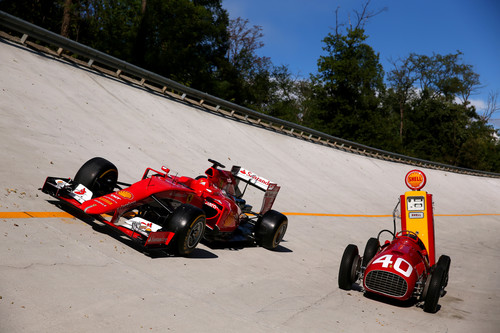 Ferrari Formel 1 schon seit Jahrzehnten in Kooperation mit Shell.