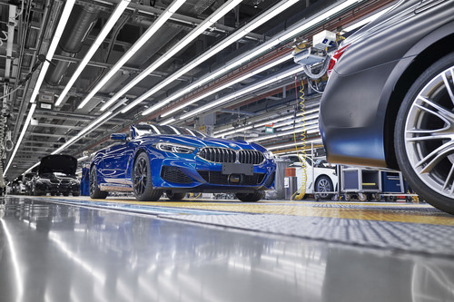 Fertigung des BMW 8er Cabriolet im Werk Dingolfing.
