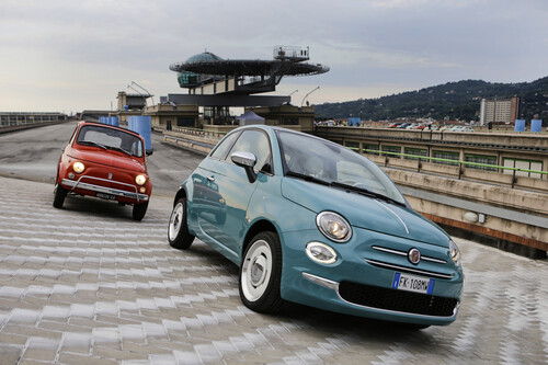 Fiat 500 in Turin.