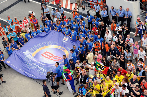 Fiat gratuliert MotoGP-Pilot Jorge Lorenzo zum Weltmeistertitel.
