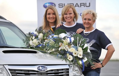 Finalistinnen (von links): Tnaja Seidl, Lena Schnock und Beate Villinger.